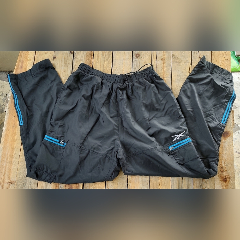 Vintage Reebok cargo track pants  Men's size large  $29 O.B.O.